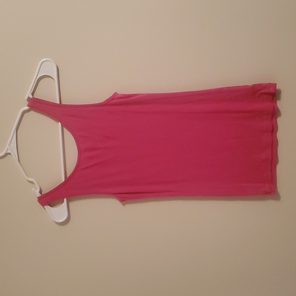 Loft brand hot pink thick strap tank top - Picture 4 of 4